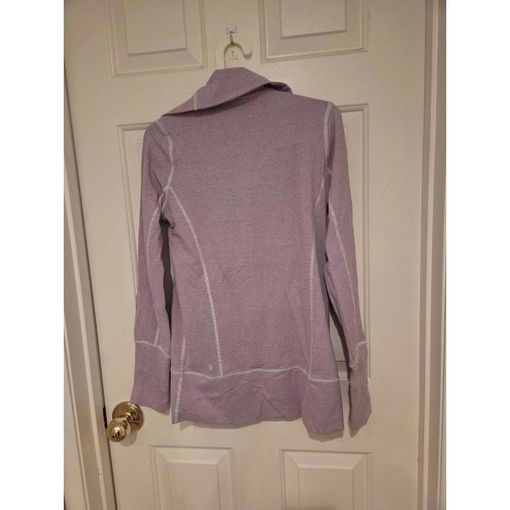 Lululemon Lavender and Purple Zip-Up Athletic Jacket Size 6 - Picture 6 of 9